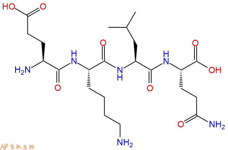 专肽生物产品H2N-Glu-Lys-Leu-Gln-OH