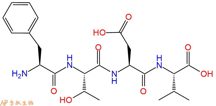 专肽生物产品H2N-Phe-Thr-Asp-Val-OH