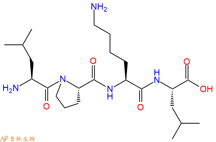 专肽生物产品H2N-Leu-Pro-Lys-Leu-OH