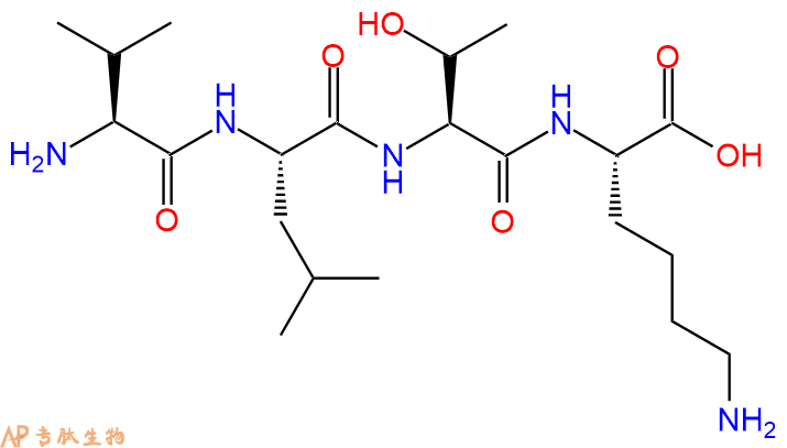 专肽生物产品H2N-Val-Leu-Thr-Lys-OH
