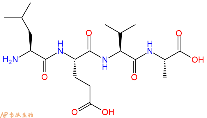专肽生物产品H2N-Leu-Glu-Val-Ala-OH