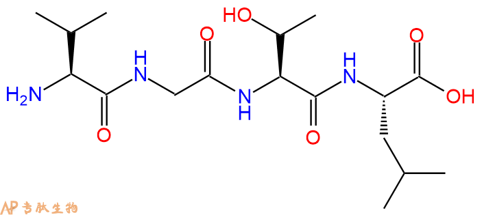 专肽生物产品H2N-Val-Gly-Thr-Leu-OH