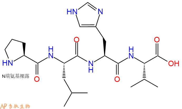 专肽生物产品H2N-Pro-Leu-His-Val-OH