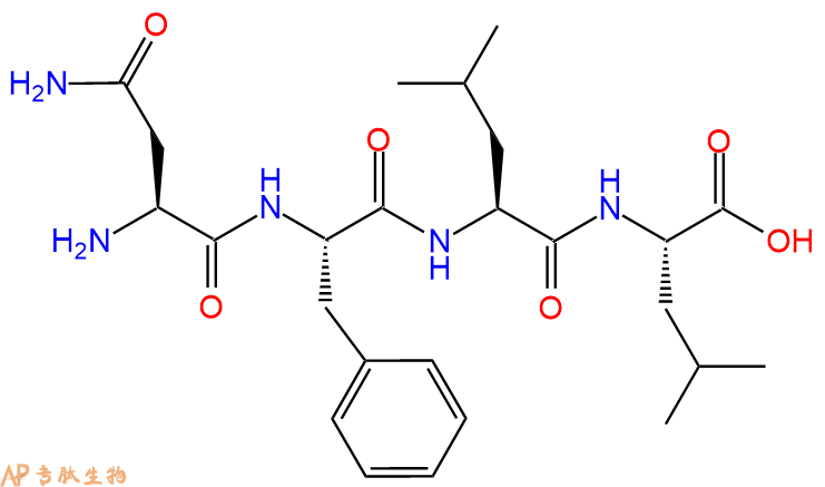 专肽生物产品H2N-Asn-Phe-Leu-Leu-OH