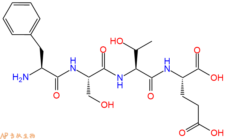 专肽生物产品H2N-Phe-Ser-Thr-Glu-OH