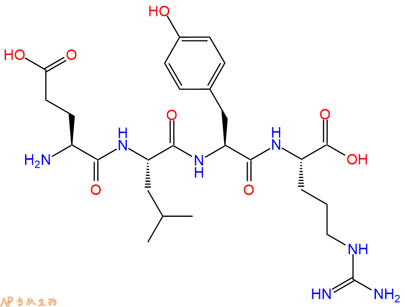 专肽生物产品H2N-Glu-Leu-Tyr-Arg-OH