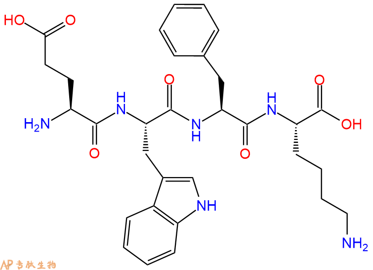 专肽生物产品H2N-Glu-Trp-Phe-Lys-OH