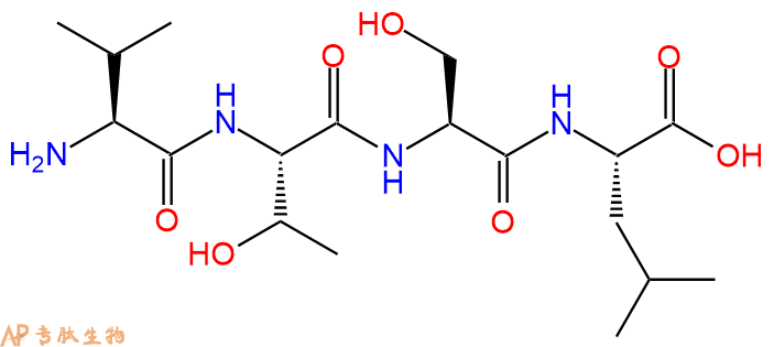专肽生物产品H2N-Val-Thr-Ser-Leu-OH