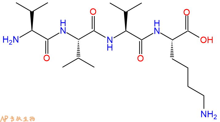 专肽生物产品H2N-Val-Val-Val-Lys-OH