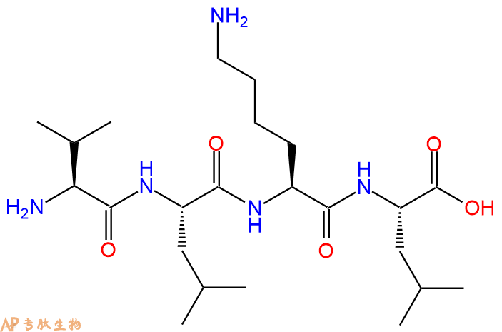 专肽生物产品H2N-Val-Leu-Lys-Leu-OH