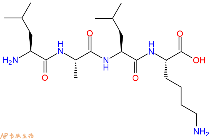 专肽生物产品H2N-Leu-Ala-Leu-Lys-OH