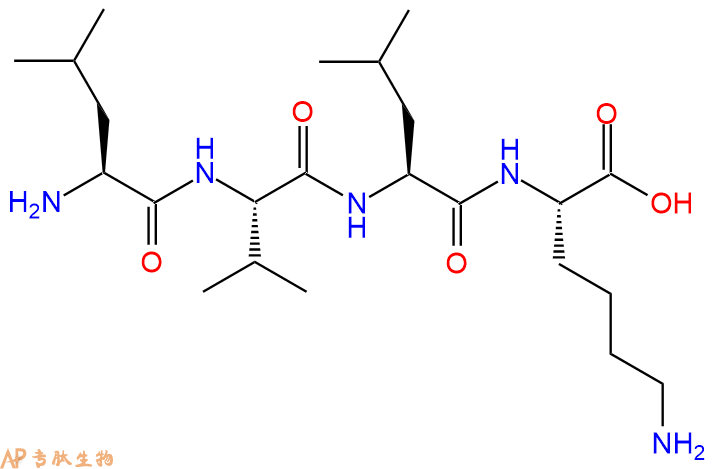 专肽生物产品H2N-Leu-Val-Leu-Lys-OH