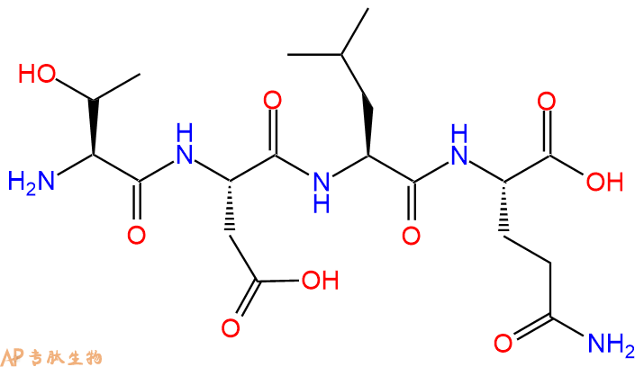 专肽生物产品H2N-Thr-Asp-Leu-Gln-OH