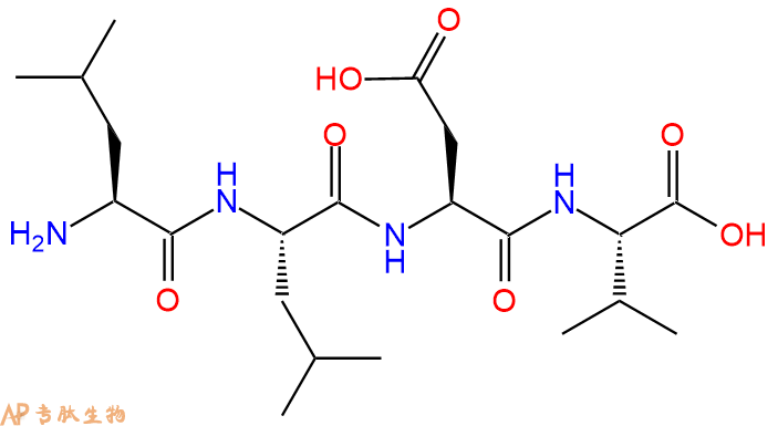 专肽生物产品H2N-Leu-Leu-Asp-Val-OH