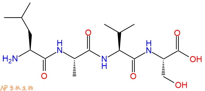 专肽生物产品H2N-Leu-Ala-Val-Ser-OH