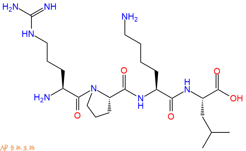 专肽生物产品H2N-Arg-Pro-Lys-Leu-OH