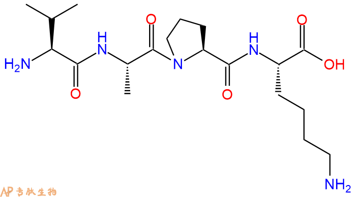 专肽生物产品H2N-Val-Ala-Pro-Lys-OH