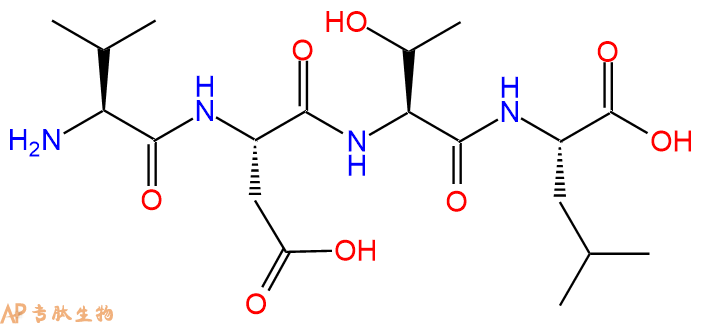 专肽生物产品H2N-Val-Asp-Thr-Leu-OH