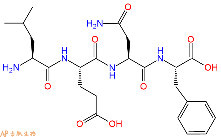 专肽生物产品H2N-Leu-Glu-Asn-Phe-OH