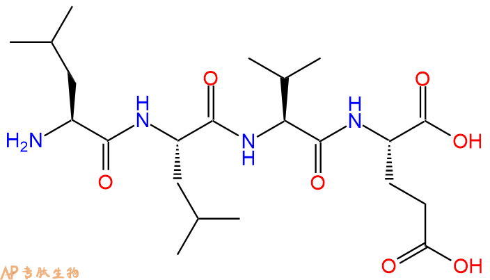 专肽生物产品H2N-Leu-Leu-Val-Glu-OH