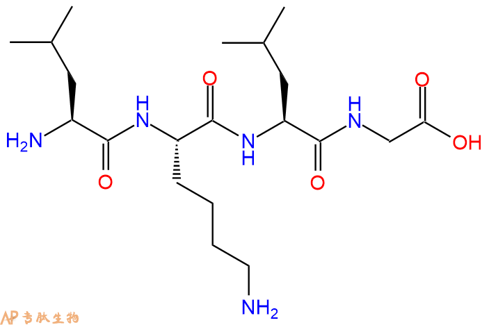 专肽生物产品H2N-Leu-Lys-Leu-Gly-OH