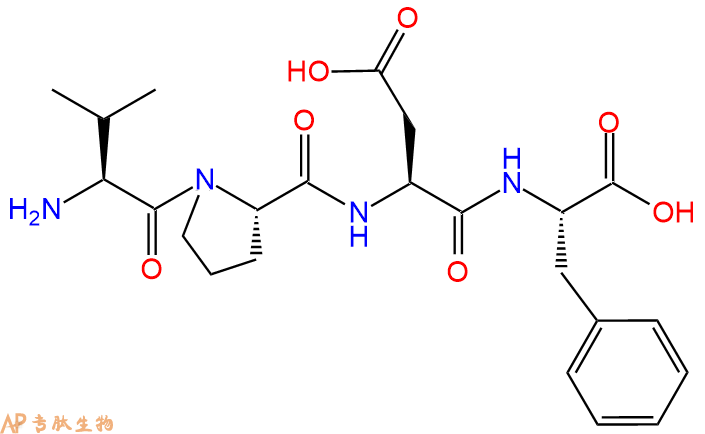 专肽生物产品H2N-Val-Pro-Asp-Phe-OH