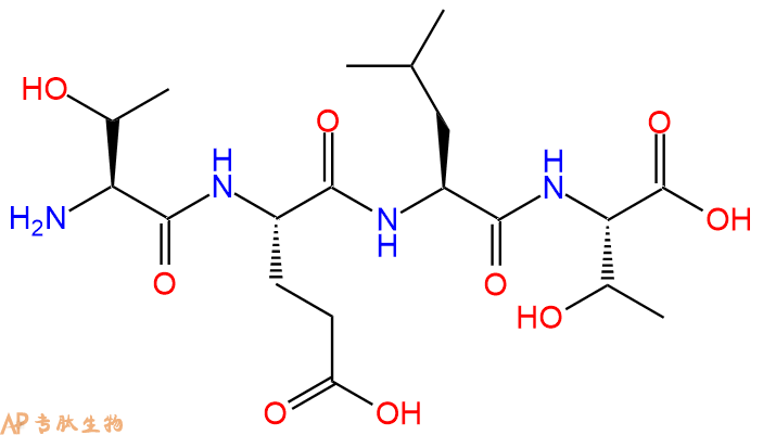 专肽生物产品H2N-Thr-Glu-Leu-Thr-OH