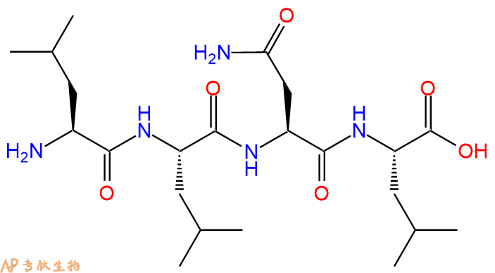 专肽生物产品H2N-Leu-Leu-Asn-Leu-OH