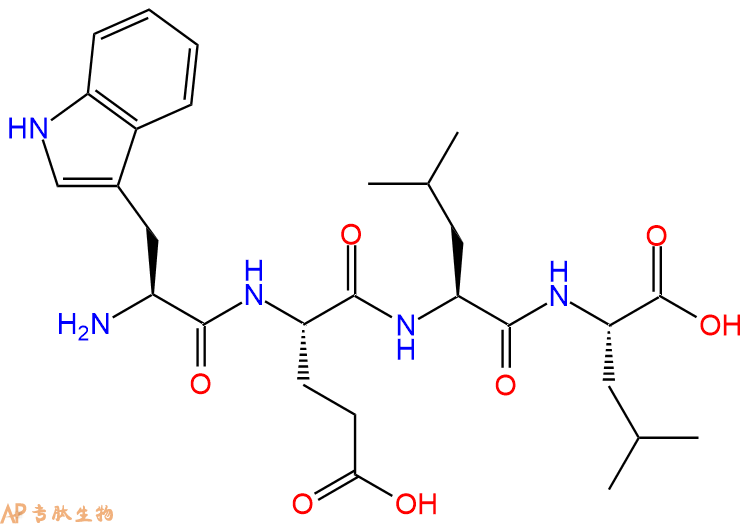 专肽生物产品H2N-Trp-Glu-Leu-Leu-OH