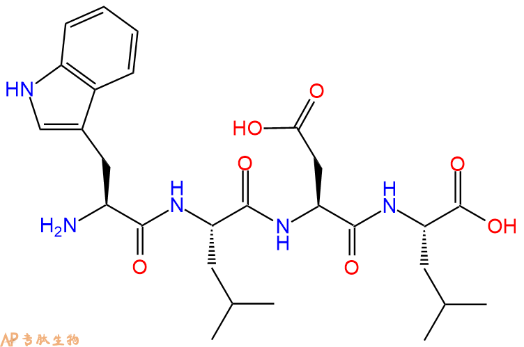 专肽生物产品H2N-Trp-Leu-Asp-Leu-OH