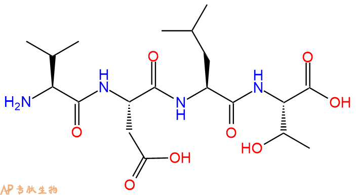 专肽生物产品H2N-Val-Asp-Leu-Thr-OH