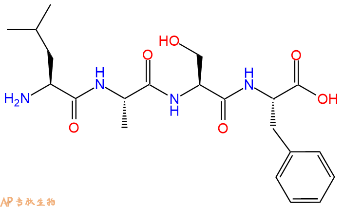 专肽生物产品H2N-Leu-Ala-Ser-Phe-OH