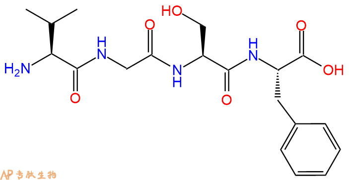 专肽生物产品H2N-Val-Gly-Ser-Phe-OH
