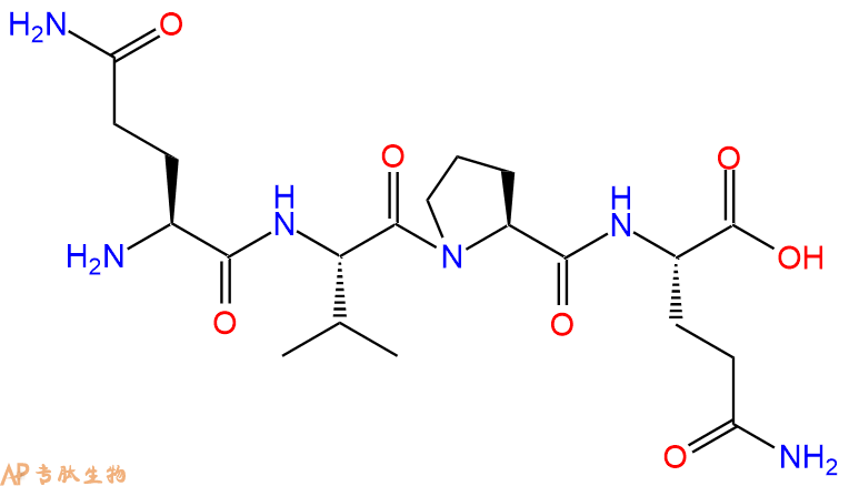 专肽生物产品H2N-Gln-Val-Pro-Gln-OH