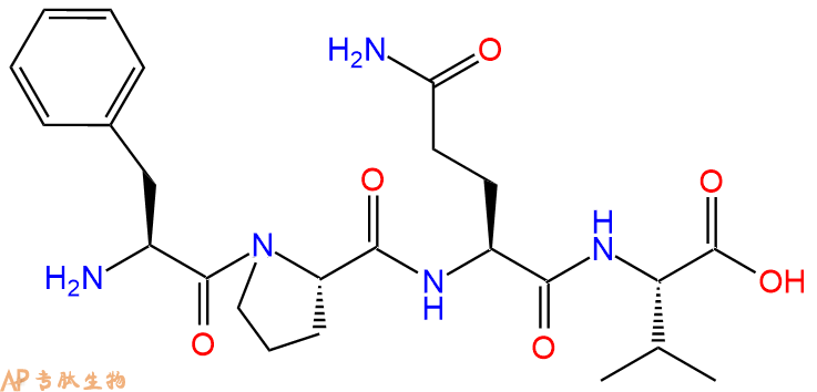 专肽生物产品H2N-Phe-Pro-Gln-Val-OH