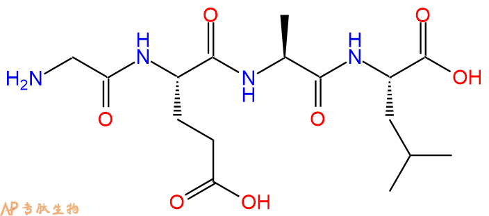专肽生物产品H2N-Gly-Glu-Ala-Leu-OH