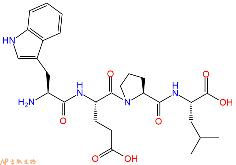 专肽生物产品H2N-Trp-Glu-Pro-Leu-OH