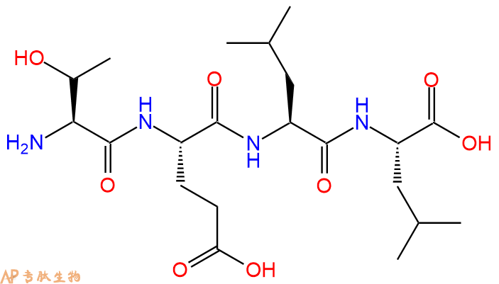 专肽生物产品H2N-Thr-Glu-Leu-Leu-OH