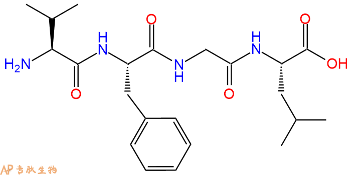 专肽生物产品H2N-Val-Phe-Gly-Leu-OH