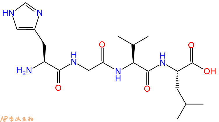 专肽生物产品H2N-His-Gly-Val-Leu-OH