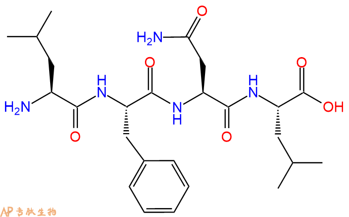 专肽生物产品H2N-Leu-Phe-Asn-Leu-OH
