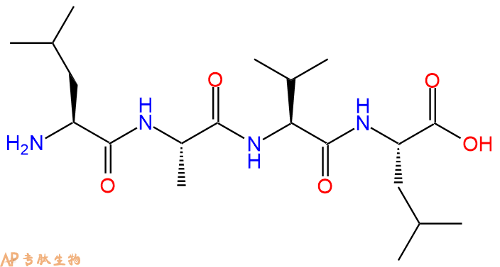 专肽生物产品H2N-Leu-Ala-Val-Leu-OH