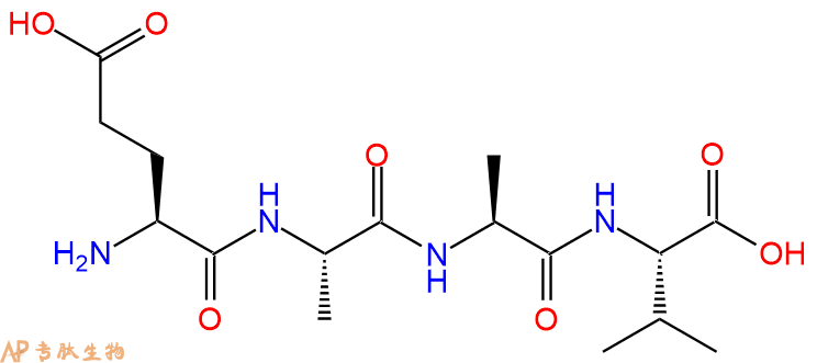专肽生物产品H2N-Glu-Ala-Ala-Val-OH