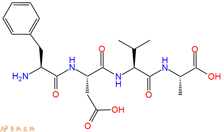 专肽生物产品H2N-Phe-Asp-Val-Ala-OH