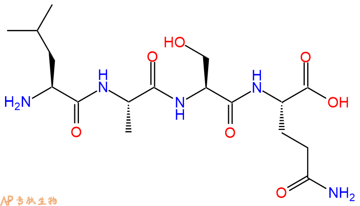 专肽生物产品H2N-Leu-Ala-Ser-Gln-OH