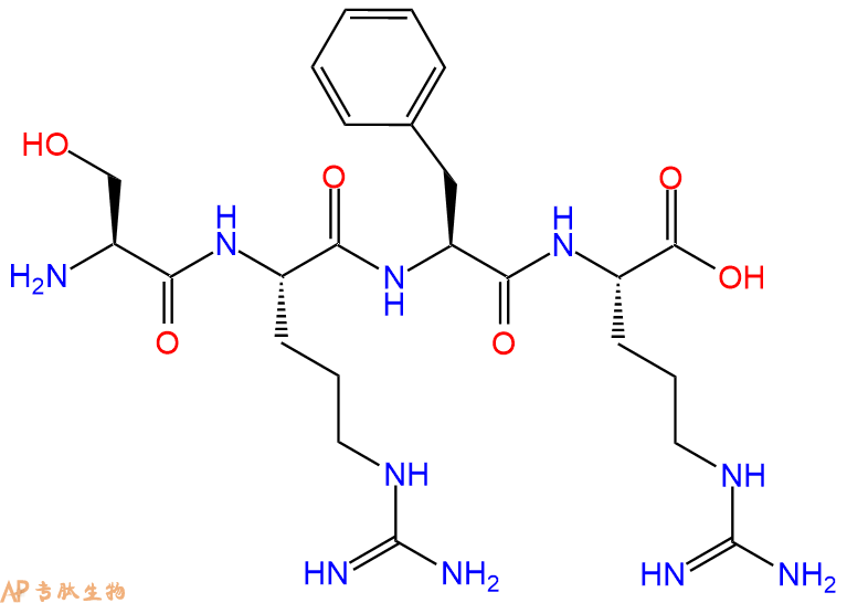 专肽生物产品H2N-Ser-Arg-Phe-Arg-OH