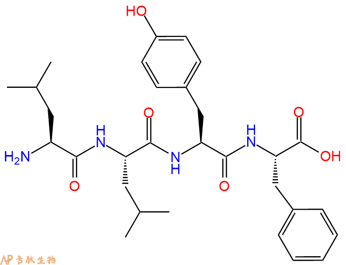 专肽生物产品H2N-Leu-Leu-Tyr-Phe-OH