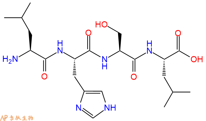 专肽生物产品H2N-Leu-His-Ser-Leu-OH