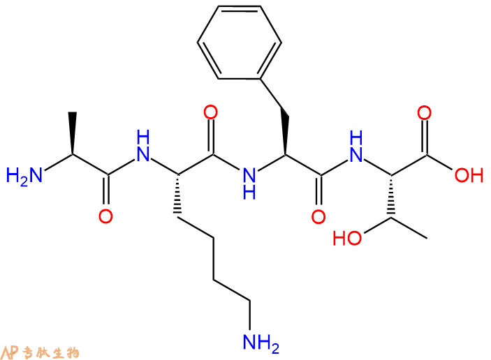 专肽生物产品H2N-Ala-Lys-Phe-Thr-OH