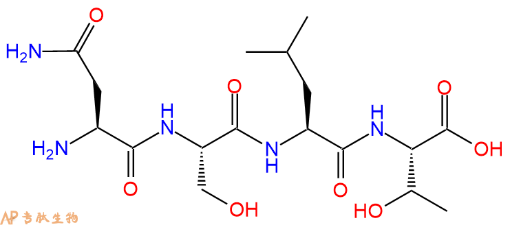 专肽生物产品H2N-Asn-Ser-Leu-Thr-OH